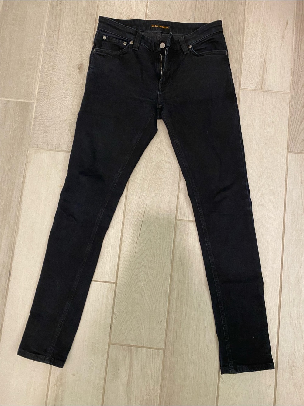Nudie Black Skinny Lin Denim Jeans